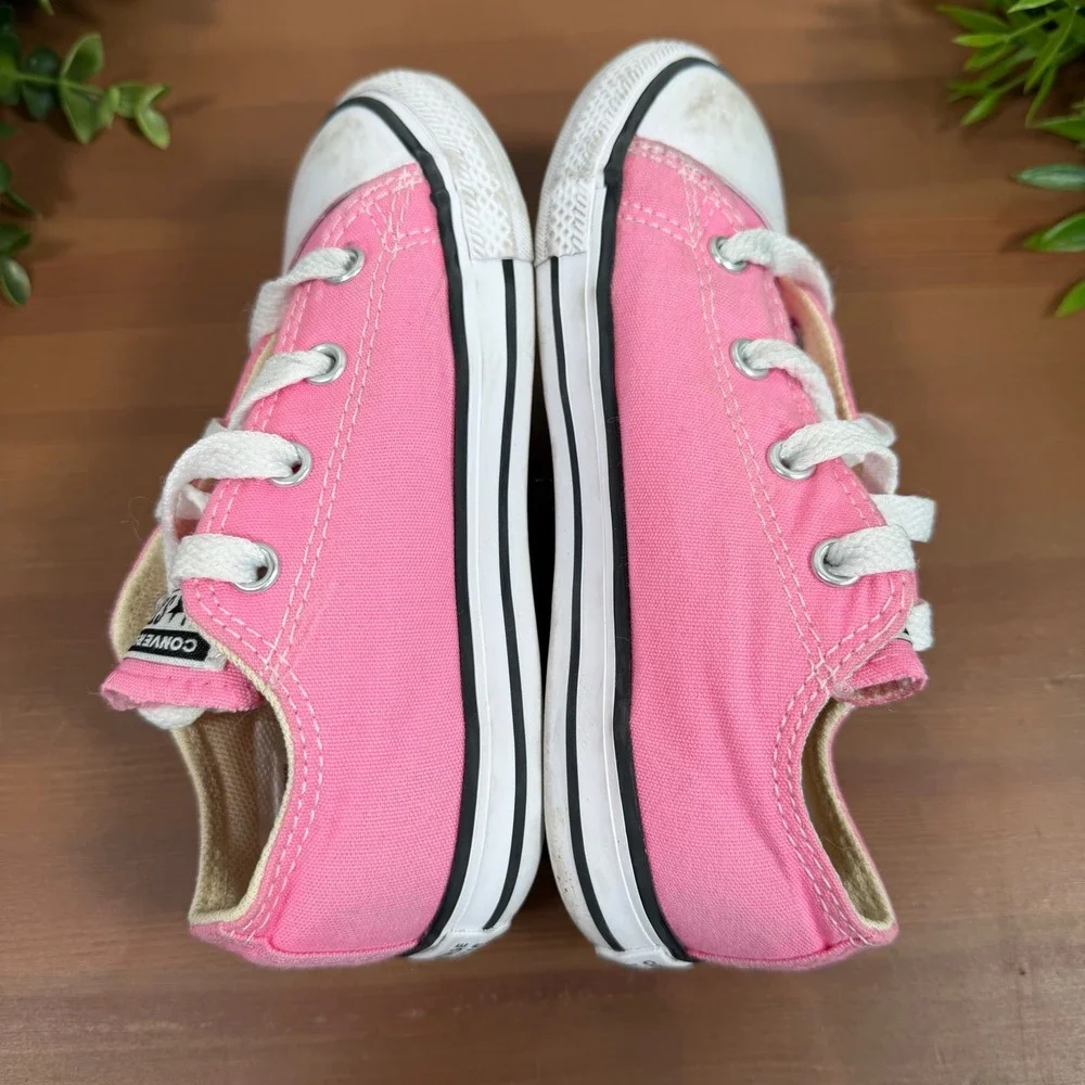 Converse Kids Chuck Taylor All Star Pink Low Top Sneakers Size 9